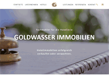 Tablet Screenshot of goldwasser-immobilien.de